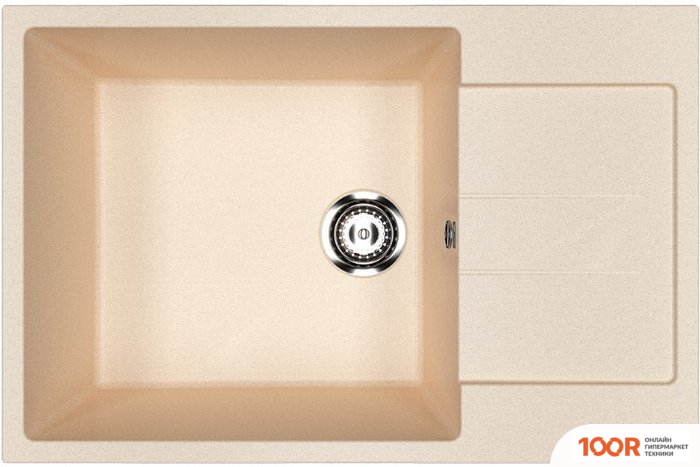 Кухонная мойка Ulgran U-602 (328 БЕЖЕВЫЙ) (139175)
