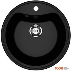 Кухонная мойка Ulgran U-601 (344 УЛЬТРА-ЧЕРНЫЙ) (139173)