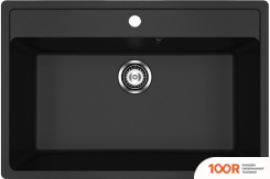 Кухонная мойка Ulgran U-600 (344 УЛЬТРА-ЧЕРНЫЙ) (139169)