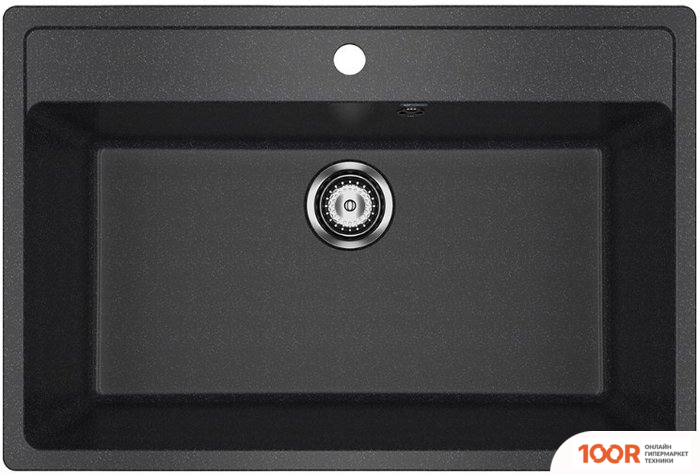 Кухонная мойка Ulgran U-600 (308 ЧЕРНЫЙ) (139167)
