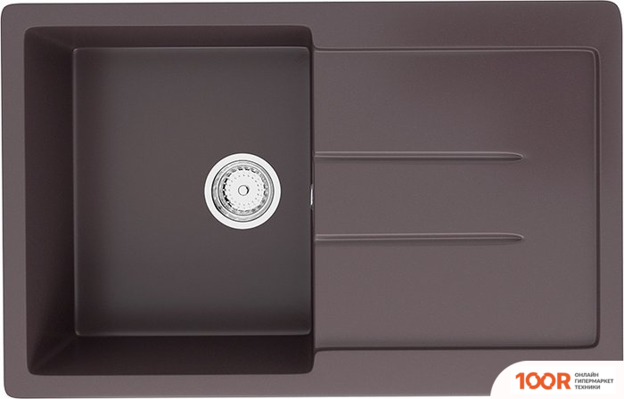 Кухонная мойка Ulgran U-507 (345 ШОКОЛАД) (139165)