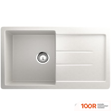 Кухонная мойка Ulgran U-507 (341 УЛЬТРА-БЕЛЫЙ) (139163)