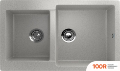 Кухонная мойка Ulgran U-505 (СЕРЫЙ) (139155)