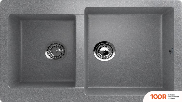 Кухонная мойка Ulgran U-505 (ГРАФИТОВЫЙ) (139153)