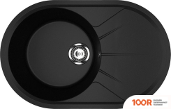 Кухонная мойка Ulgran U-503 (УЛЬТРА-ЧЕРНЫЙ) (139145)