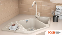 Кухонная мойка Ulgran U-409 (УЛЬТРА-ЧЕРНЫЙ) (139135)