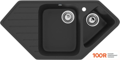 Кухонная мойка Ulgran U-409 (УЛЬТРА-ЧЕРНЫЙ) (139135)