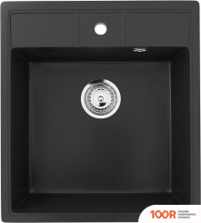 Кухонная мойка Ulgran U-406 (УЛЬТРА-ЧЕРНЫЙ) (139130)