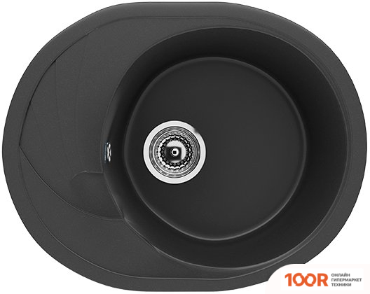 Кухонная мойка Ulgran U-403 (344 УЛЬТРА-ЧЕРНЫЙ) (139120)