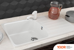 Кухонная мойка Ulgran U-203 (345 ШОКОЛАД) (139096)