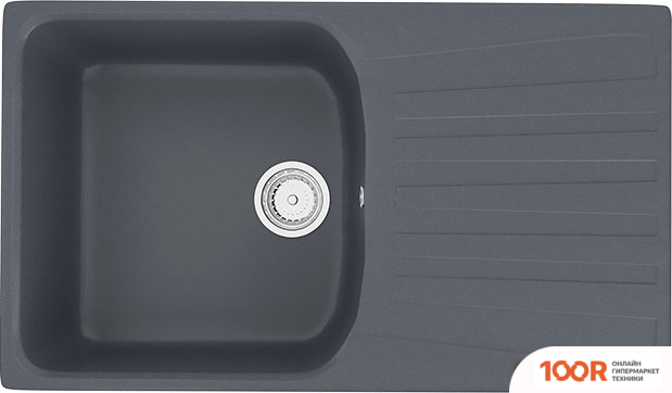 Кухонная мойка Ulgran U-203 (343 АНТРАЦИТ) (139095)