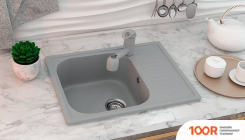 Кухонная мойка Ulgran U-202 (УЛЬТРА-ЧЕРНЫЙ) (139093)