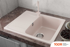 Кухонная мойка Ulgran U-201 (УЛЬТРА-БЕЛЫЙ) (139088)