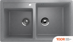 Кухонная мойка Ulgran U-200 (ГРАФИТОВЫЙ) (139084)