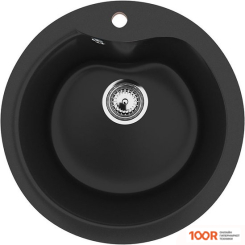 Кухонная мойка Ulgran U-102 (УЛЬТРА-ЧЕРНЫЙ) (139064)