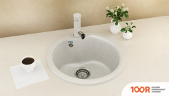 Кухонная мойка Ulgran U-102 (УЛЬТРА-БЕЛЫЙ) (139063)