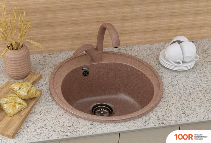 Кухонная мойка Ulgran U-101 (УЛЬТРА-БЕЛЫЙ) (139057)