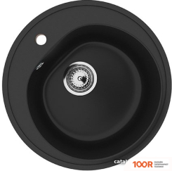 Кухонная мойка Ulgran U-101 (344 УЛЬТРА-ЧЕРНЫЙ) (139055)