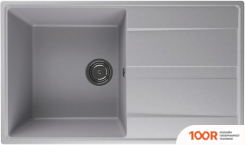 Кухонная мойка Ulgran QUARTZ PRIMA 850 (ПЛАТИНА) (139044)