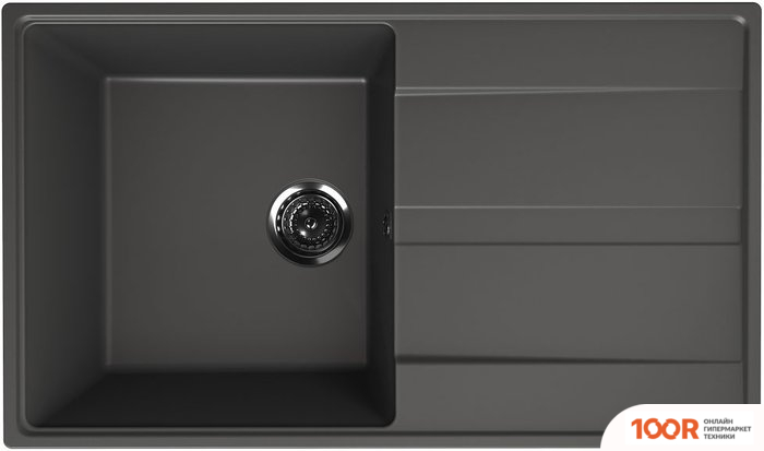 Кухонная мойка Ulgran QUARTZ PRIMA 850 (АСФАЛЬТ) (139038)
