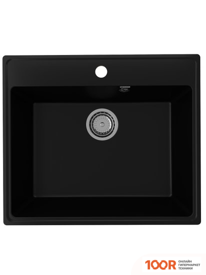 Кухонная мойка Ulgran QUARTZ FORTE 580-07 (УГОЛЬ) (138953)