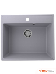 Кухонная мойка Ulgran QUARTZ FORTE 580-05 (БЕТОН) (138951)