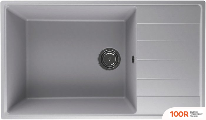 Кухонная мойка Ulgran PRIMA 860 (ПЛАТИНА) (138920)
