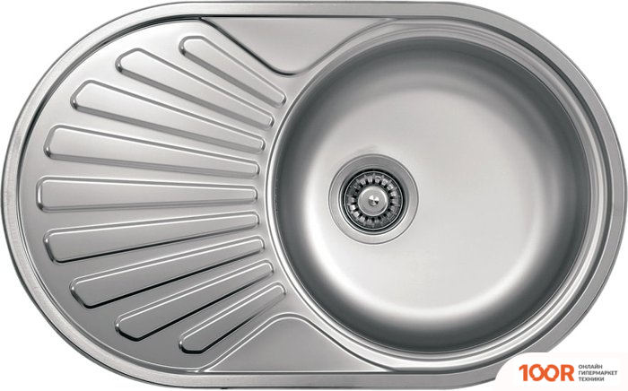 Кухонная мойка Ukinox ФАВОРИТ FAP770.480-GT8K 1R (С СИФОНОМ) (138911)