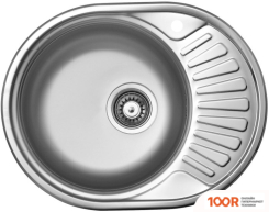 Кухонная мойка Ukinox ФАВОРИТ FAL570.450-GT8K 2L (С СИФОНОМ) (138891)