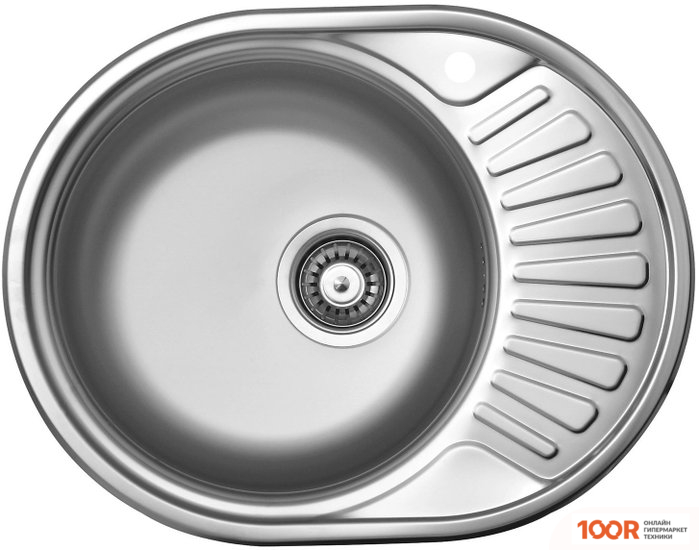 Кухонная мойка Ukinox ФАВОРИТ FAL570.450-GT8K 2L (С СИФОНОМ) (138891)