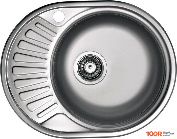 Кухонная мойка Ukinox ФАВОРИТ FAL570.450-GT8K 1R (138888)