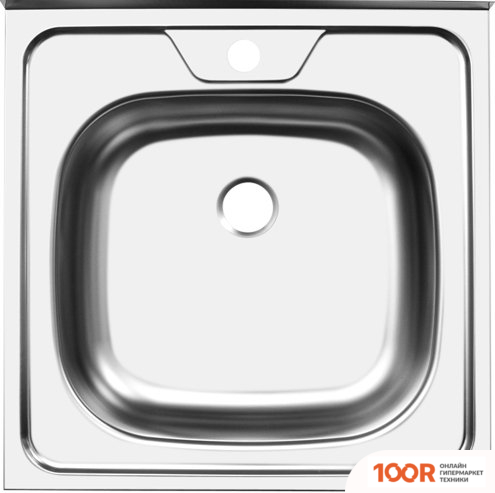 Кухонная мойка Ukinox СТАНДАРТ STD500.500 ---4C 0C- (С СИФОНОМ) (138867)