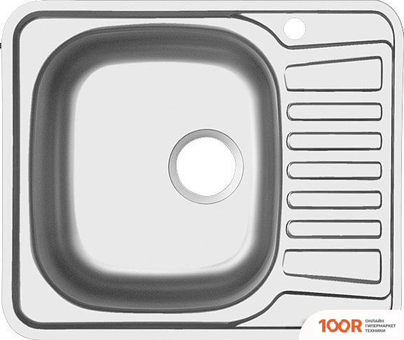 Кухонная мойка Ukinox КОМФОРТ COM580.480 --GT6K 2L- (138840)