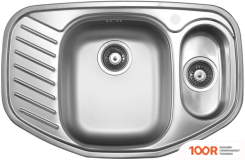 Кухонная мойка Ukinox КОМФОРТ COL770.500 15GT8K 2C (С СИФОНОМ) (138828)