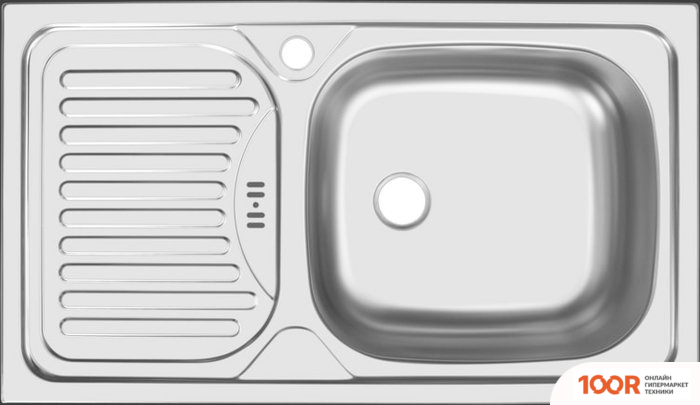 Кухонная мойка Ukinox КЛАССИКА CLM760.435 W6K 1R (138819)