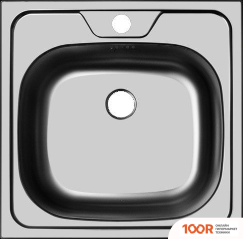 Кухонная мойка Ukinox КЛАССИКА CLM480.480 --GT6K 0C- (С СИФОНОМ) (138806)