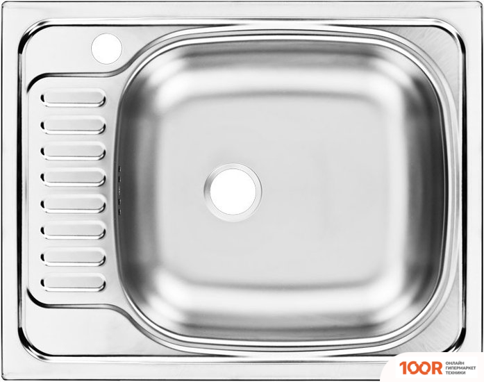Кухонная мойка Ukinox КЛАССИКА CLL560.435 --GT6K 1R- (С СИФОНОМ) (138795)