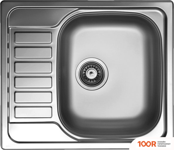 Кухонная мойка Ukinox ГРАНД GRP580.500 --GT8K 1R- (С СИФОНОМ) (138776)