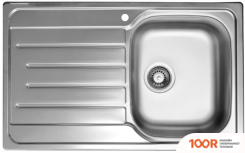 Кухонная мойка Ukinox ГРАНД GRL800.500-GT8K 1R (С СИФОНОМ) (138758)