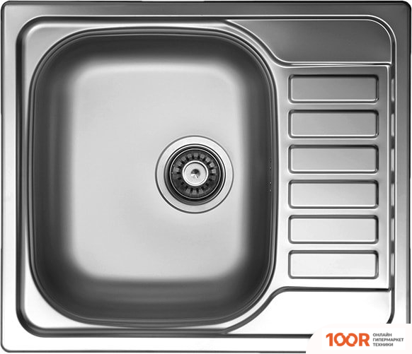 Кухонная мойка Ukinox ГРАНД GRL580.500 --GT8K 2L- (С СИФОНОМ) (138745)