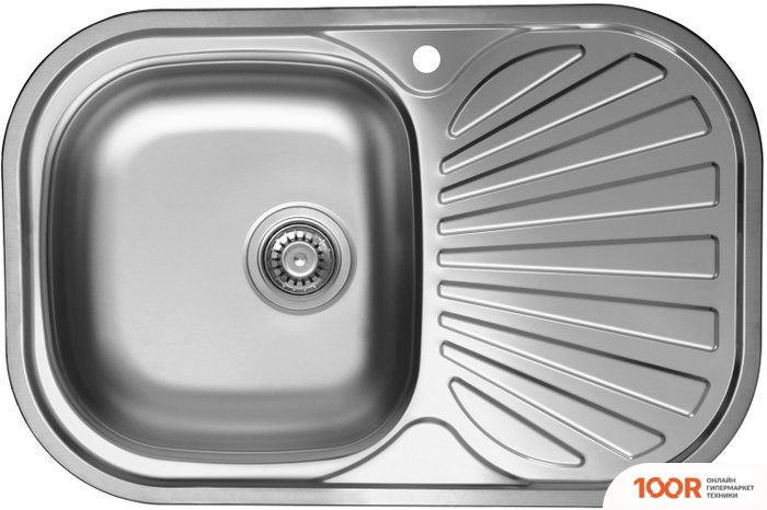 Кухонная мойка Ukinox ГАЛАНТ GAL730.480 GT8K 2L (С СИФОНОМ) (138722)