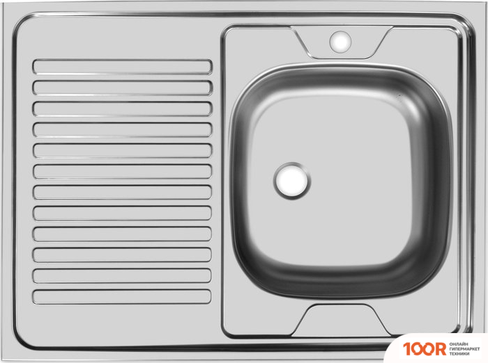 Кухонная мойка Ukinox STD800.600 5C 0RS (С СИФОНОМ) (138708)