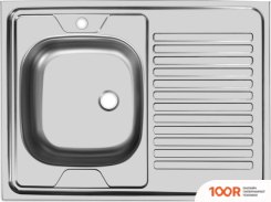 Кухонная мойка Ukinox STD800.600 5C 0LS (С СИФОНОМ) (138707)