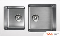 Кухонная мойка Tolero TWIST TTS-840 (БЕЛЫЙ 923) (138633)