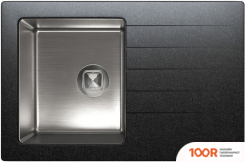 Кухонная мойка Tolero TWIST TTS-760 (ЧЕРНЫЙ 911) (138625)