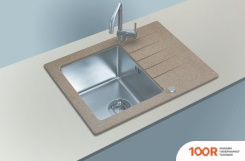 Кухонная мойка Tolero TWIST TTS-660 (БЕЛЫЙ 923) (138612)