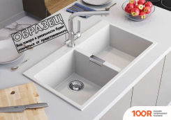 Кухонная мойка Tolero TL-862 (УГОЛЬ) (138595)