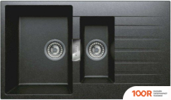 Кухонная мойка Tolero TL-860 (УГОЛЬ) (138590)