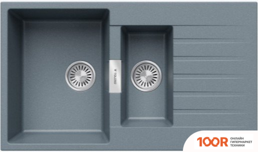 Кухонная мойка Tolero TL-860 (ГРЕЙ) (138586)