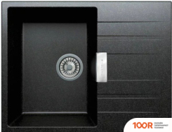 Кухонная мойка Tolero TL-650 (УГОЛЬ) (138580)